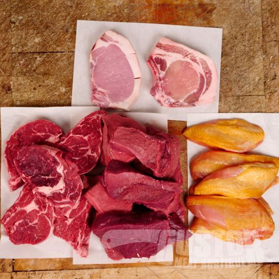 vleespakket, vleeswebshop, online vlees kopen, gustor